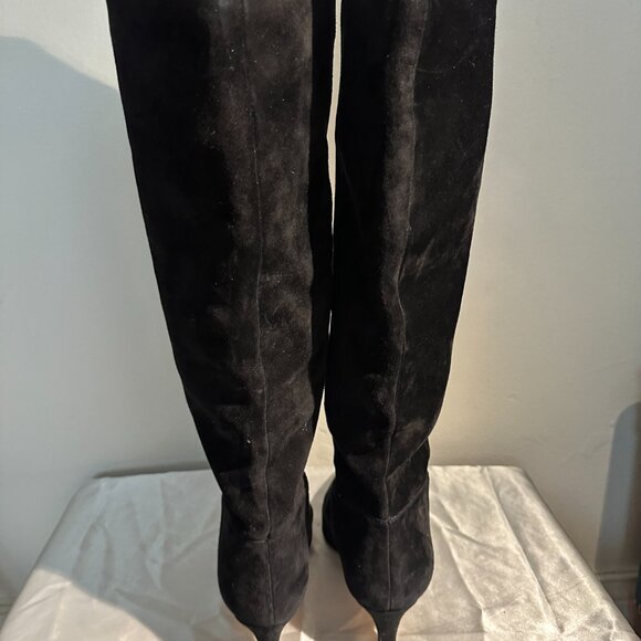 J.CREW Black Suede Knee-High Boots – Size 7.5 - Picture 6 of 10